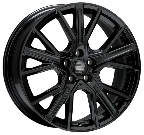 2DRV WH34 8,5x19 ET30 5x112 Alufelge Schwarz Glänzend Wheelworld Felge