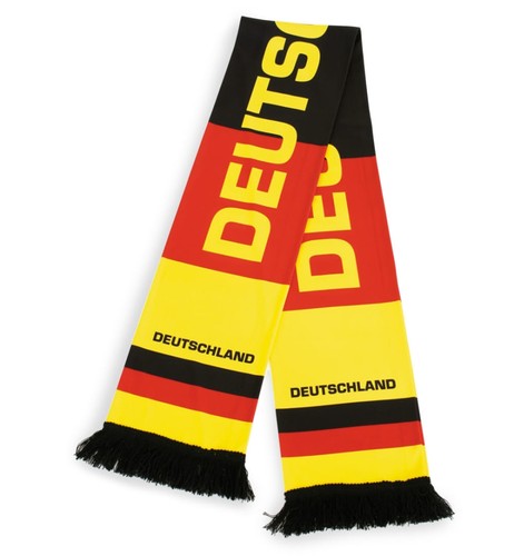 Deutschland Fanschal 140cm Schwarz-Rot-Gold Fanartikel für Fußball WM & EM