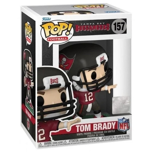Funko Pop! NFL 157 Tom Brady Tampa Bay Buccaneers Vinyl Figur Sammelfigur Neu