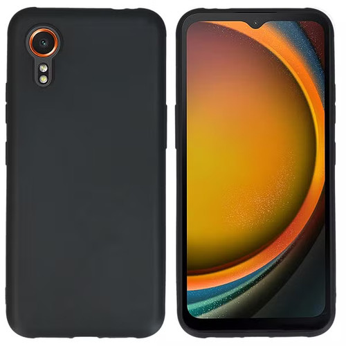 imoshion Hülle für Samsung Galaxy Xcover 5 Silikon Case Backcover Matt Schwarz