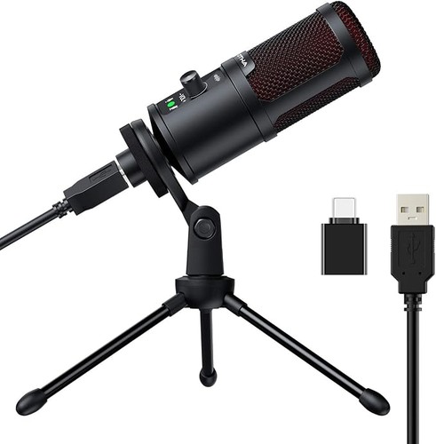 OTHA BM-65 USB Kondensator Mikrofon Set 192kHz/24bit Podcast Streaming Gaming