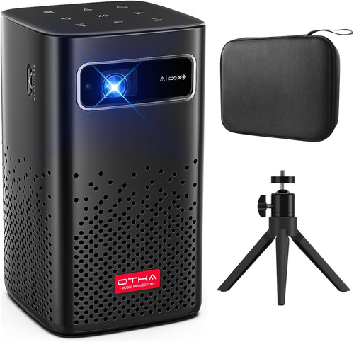 OTHA C900 Mini Beamer DLP 3D Projektor Full HD Support WLAN Akku Bluetooth