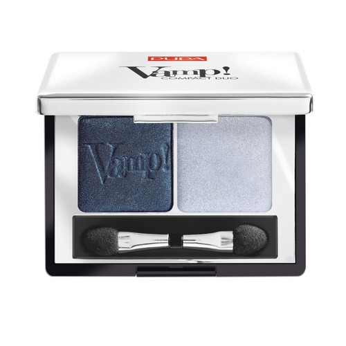 PUPA Milano Vamp! Compact Duo Lidschatten 012 Magnetic Blue 2,2g