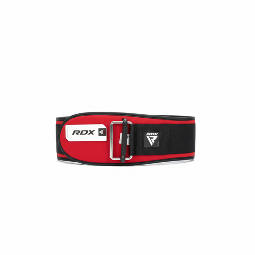 RDX Gewichthebergürtel 6,5" Trainingsgürtel Fitness Krafttraining Rot/Schwarz