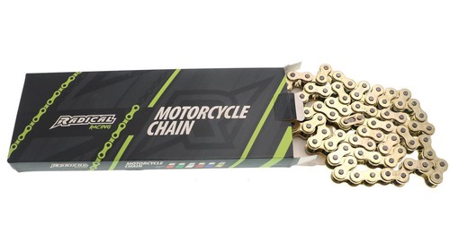 Radical Racing Kette 428 x 140 Glieder Verstärkt Gold Motorrad Antriebskette
