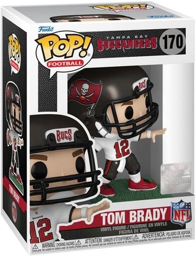 Funko Pop! NFL Tampa Bay Buccaneers Tom Brady #170 Away Vinyl Sammelfigur