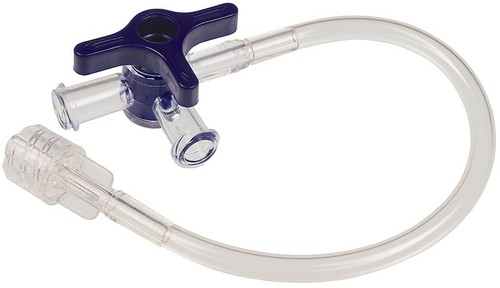 Wolfram Droh 3-Wege-Hahn 12cm Schlauchverlängerung Luer-Lock 174-DMBA-010 50 St.