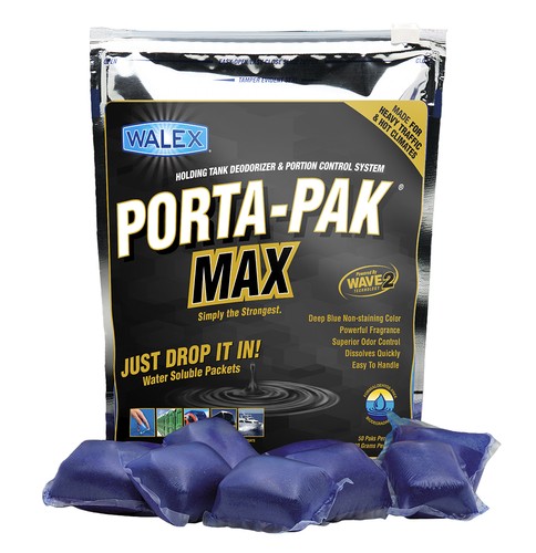Walex Porta-Pak Max Fäkalientank-Deo Wohnmobil Boot 50 Beutel Tiefblau