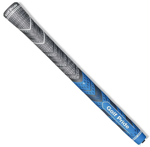 Golf Pride MCC Plus 4 Standard Golfgriff ,Hybrid-Griff, Strukturiert,Grau / Blau