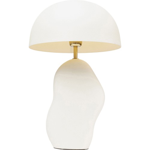 KARE Design Tischleuchte Nube 48cm Weiß Designer Lampe Stahl E14 Modern