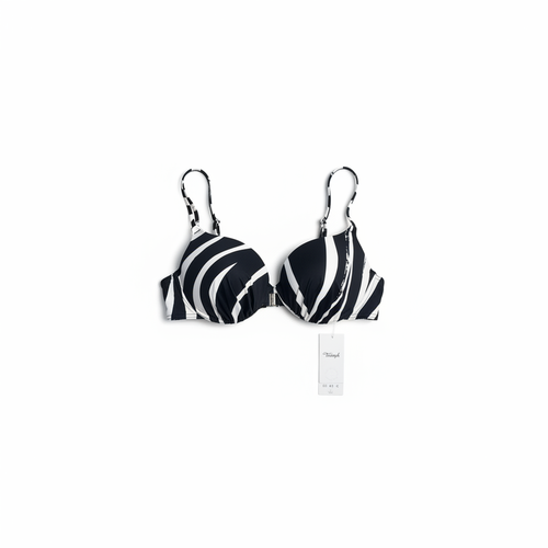 Triumph Summer Allure Damen Bikini-Oberteil Zebra Schwarz-Weiß Gr. 42 C Bügel