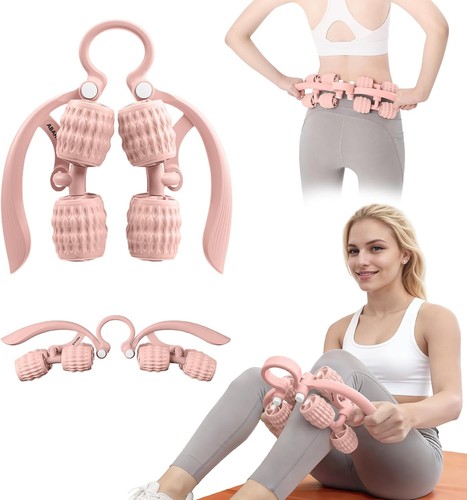 360° Anti-Cellulite Massagegerät & Faszien-Roller mit 8 Rollen für Beine & Arme