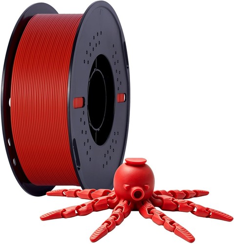 KINGROON PLA Filament 1.75mm Rot – 1kg Spule für FDM 3D-Drucker NPLA010