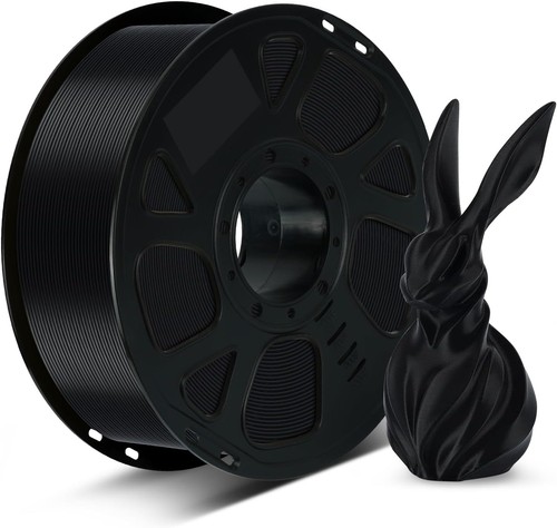 KINGROON PLA Filament 1,75mm Schwarz 1kg Spule für FDM 3D Drucker PLA Basic
