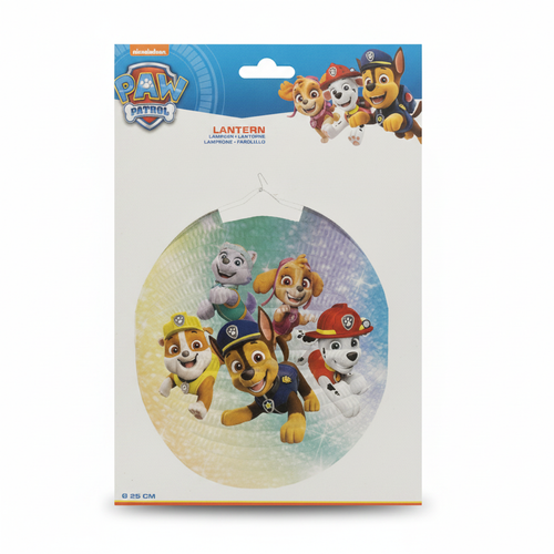 amscan PAW Patrol Papierlaterne Lampion Ø 25 cm - Deko für Kindergeburtstag
