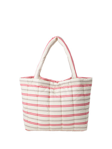 MSCH Copenhagen Damen Shopper MSCHMirosa STP Gesteppte Tasche Streifenmuster