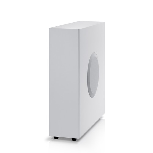 Teufel T 6 Subwoofer MK2 20 Wireless Funk Aktiv Subwoofer Flach Weiß 60W RMS