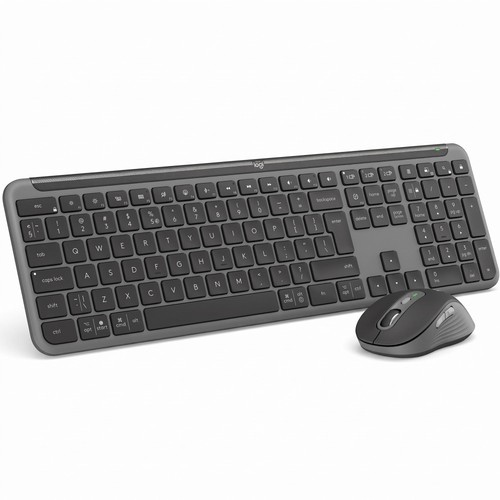 Logitech Signature Slim MK950 Business Set Tastatur Maus US QWERTY Logi Bolt