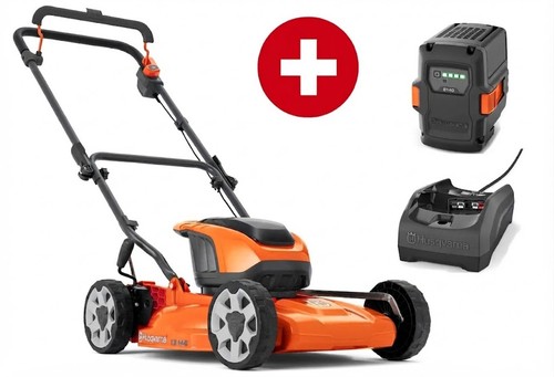 Husqvarna LB 144i Kit Akku Rasenmäher Mulcher 44cm 36V Set mit B140 C80 Neu