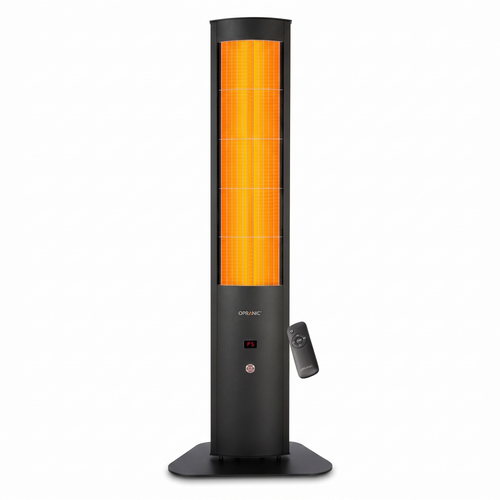 OPRANIC THOR S70R Infrarot Standheizstrahler 2300W IP65 Aluminium Schwarz 106cm