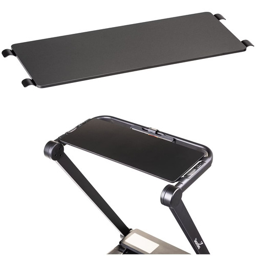 Skandika Nordik K12 Ablagetisch Laufband Schreibtisch Aufsatz 72x27,5cm Schwarz