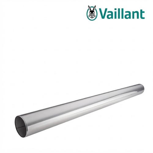 Vaillant Endrohr DN 80 1m Edelstahl Abgasrohr Abgasleitung Brennwert Schornstein