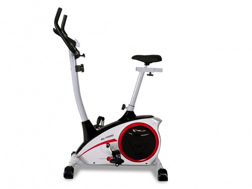 Christopeit Sport AL 1000 Heimtrainer Fitnessbike 9kg Schwungmasse 150kg Silber