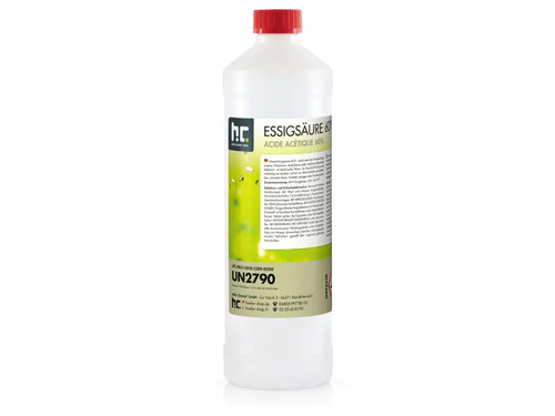 Höfer Chemie Essigsäure 60% 1 L Flasche Entkalker Reiniger Technische Qualität