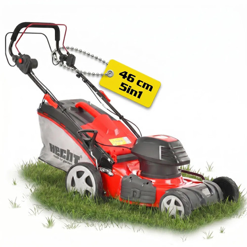 HECHT 1802 S Elektro Rasenmäher 1800W Radantrieb 46cm Schnittbreite Mulcher 5in1